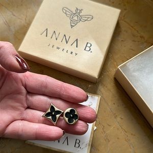 Anna B Jewelry Mismatched Upcycled Louis Vuitton Earrings